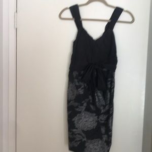 Black and silver dress